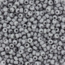 Miyuki rocailles Perlen 11/0 - Opaque gray 11-498